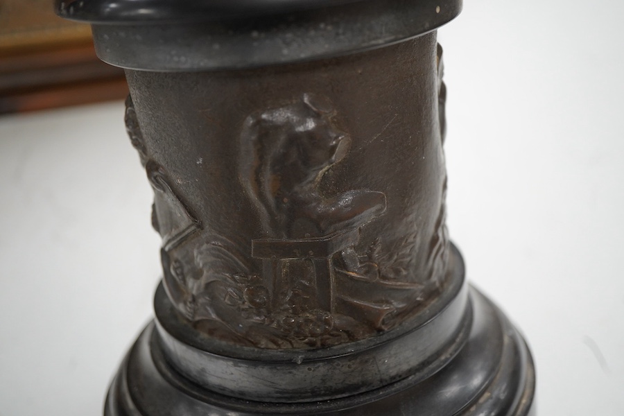 After Giambologna (Flemish 1529-1608), a 20th century bronze of Mercury, 66cm